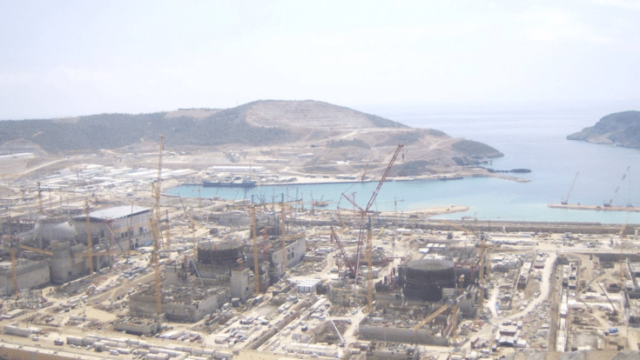 Russia's Rosatom continues construction of the first nuclear power plant in Akkuyu, southern Türkiye